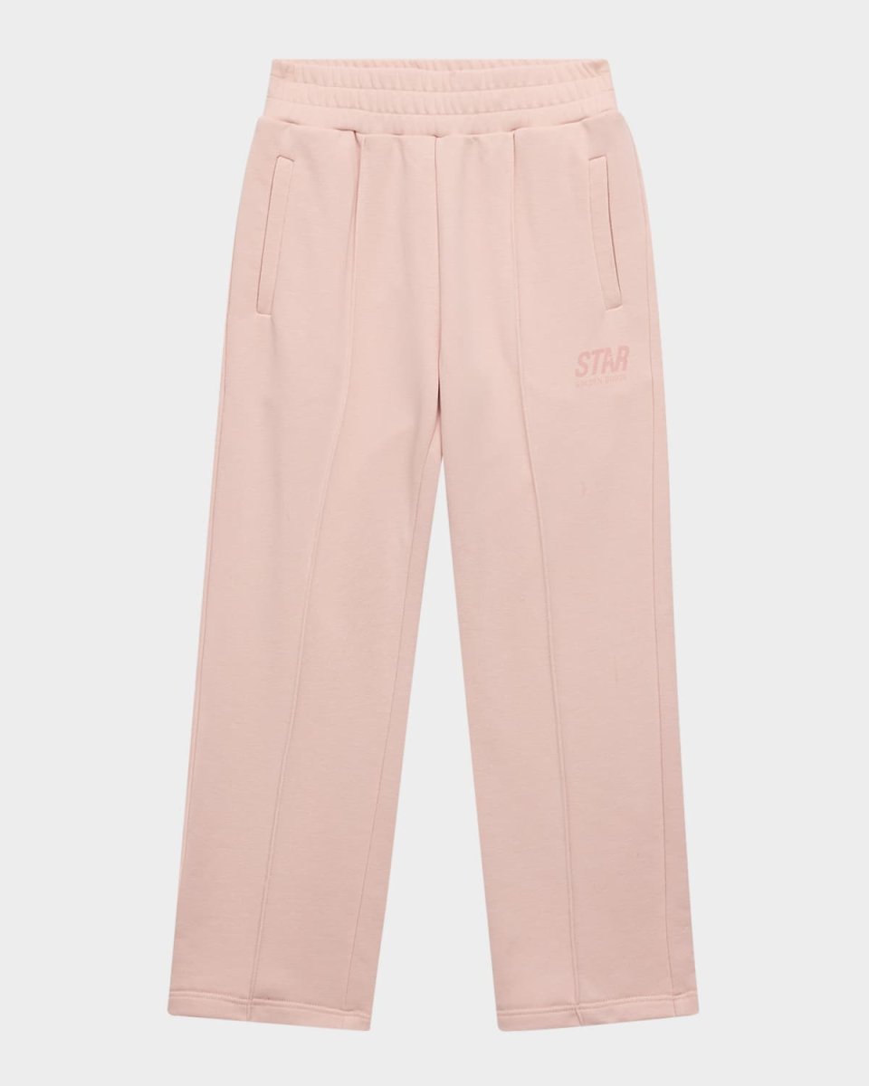 Girl's Star Logo Jogging Pants, Size 6-12